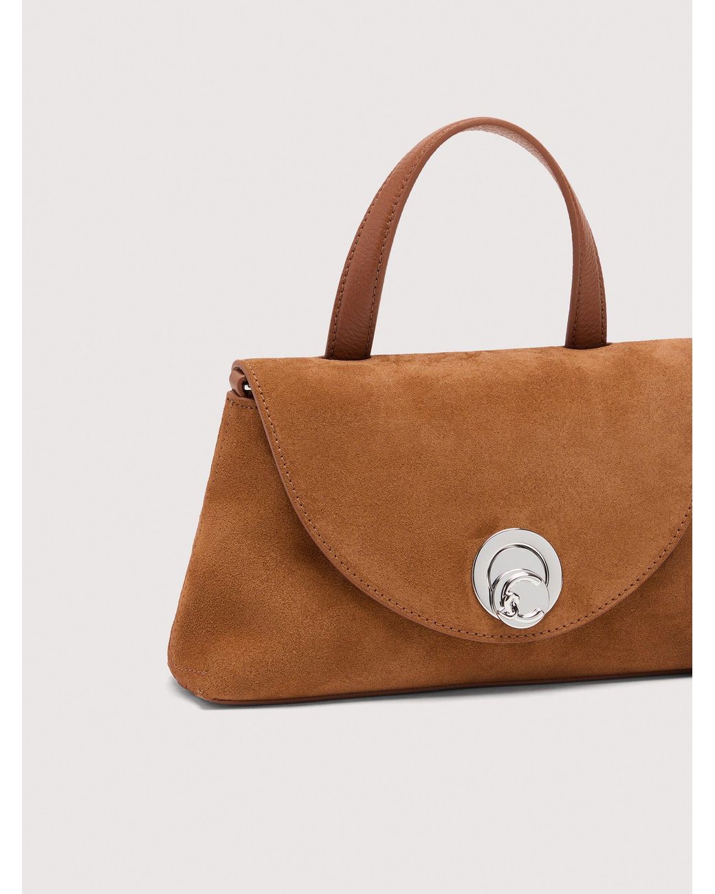 Coccinelle Multicolor Suede Handbag Nikla Small