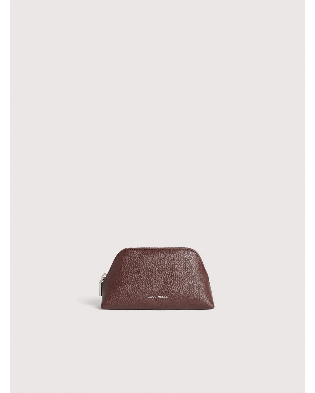 Coccinelle Multicolor Grained Leather Make-Up Bag Helga Small