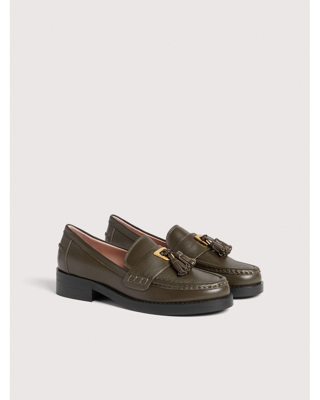 Coccinelle Multicolor Smooth Leather Loafers Beat