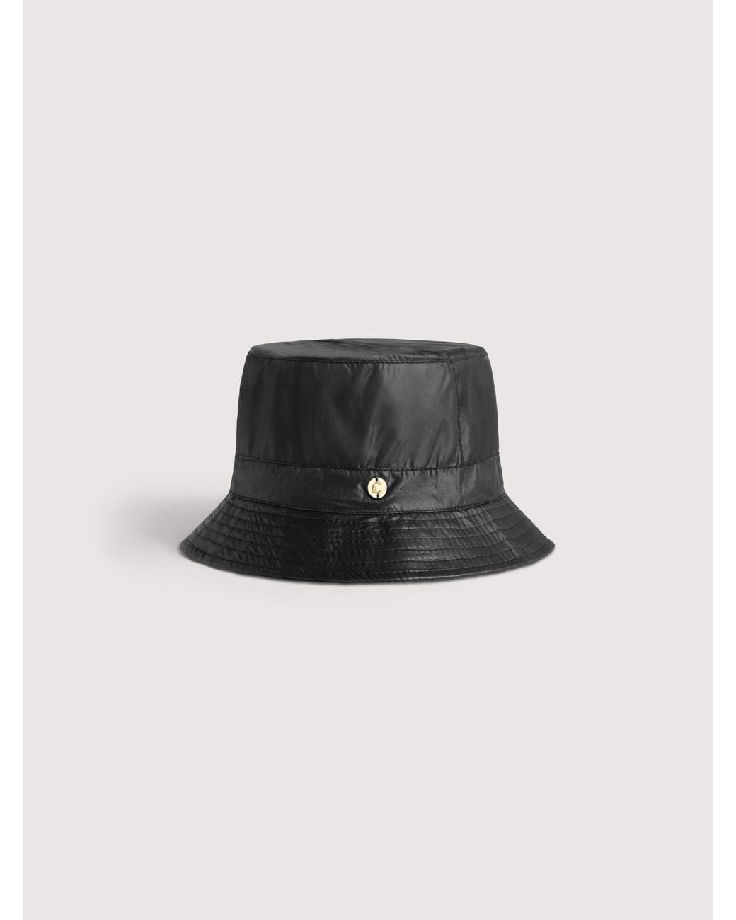 Coccinelle Black Nylon Hat Nylon Packable Hat