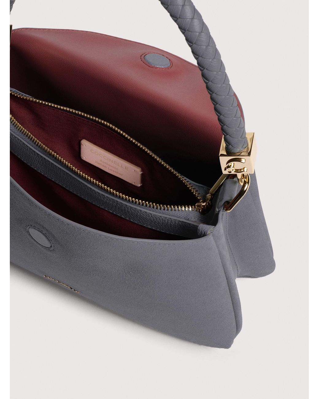 Coccinelle Multicolor Suede Handbag Tiggy Small