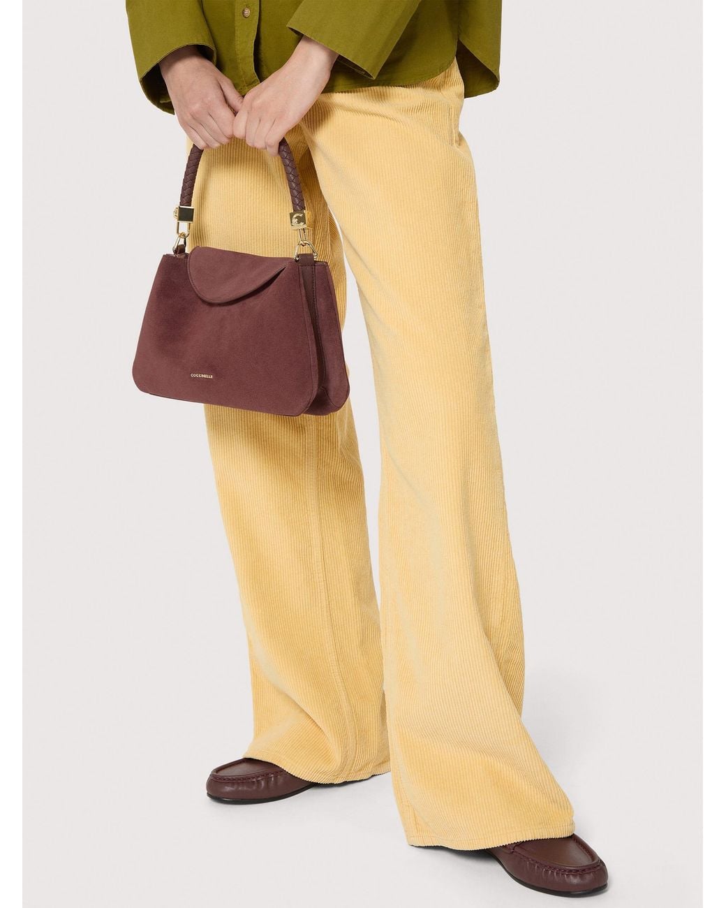 Coccinelle Multicolor Suede Handbag Tiggy Small