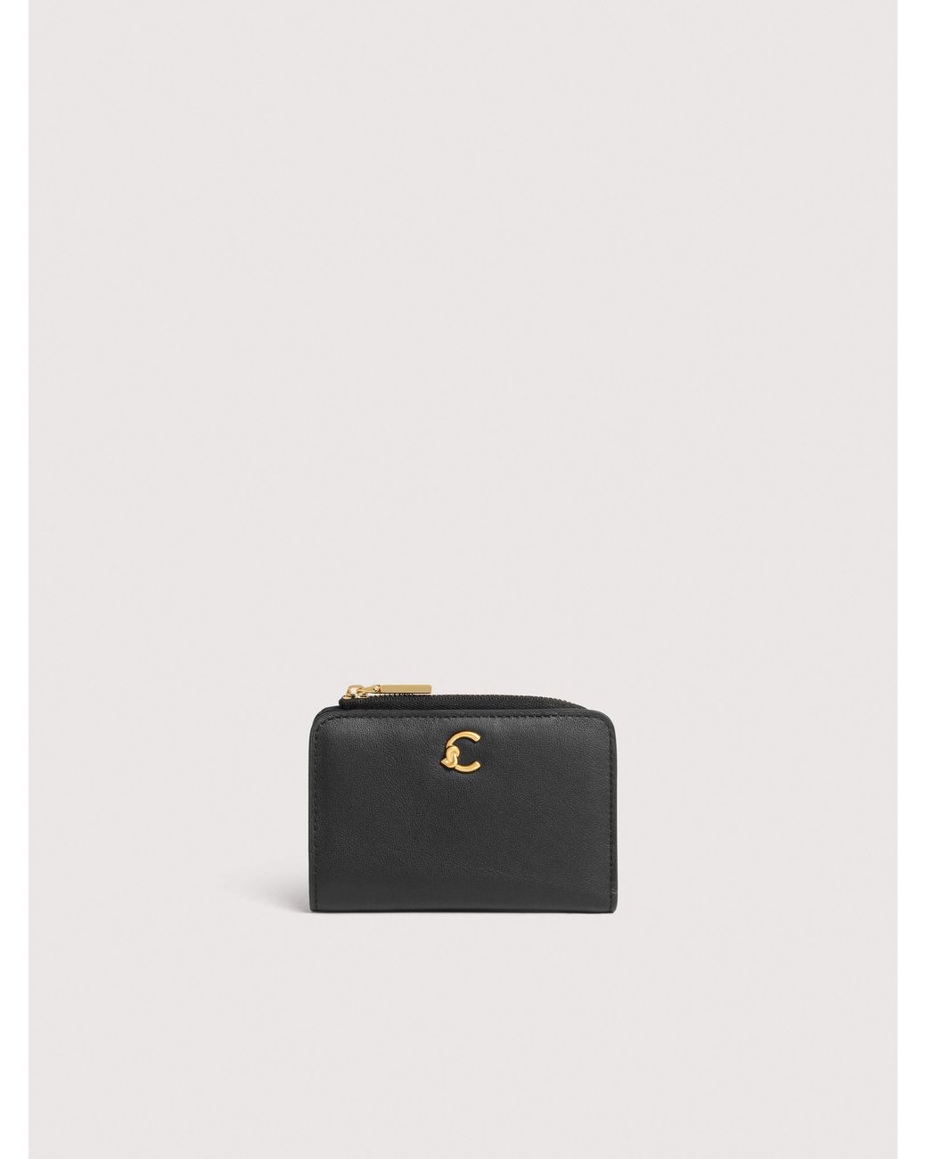 Coccinelle White Smooth Leather Wallet C-Me Small