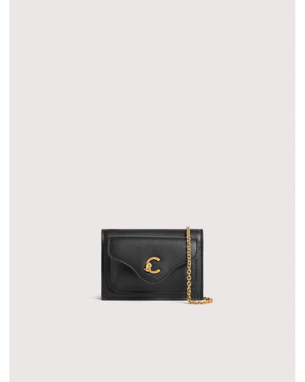 Coccinelle White Smooth Leather Card Holder C-Me