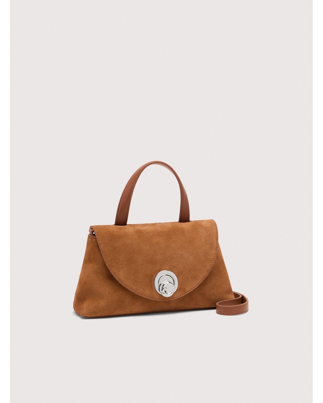 Coccinelle Multicolor Suede Handbag Nikla Small