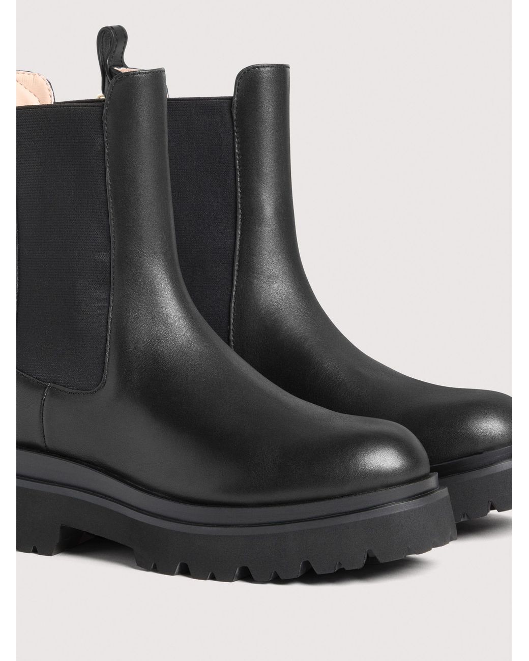 Coccinelle Black Cowhide-Effect Smooth Leather Ankle Boots Mavery