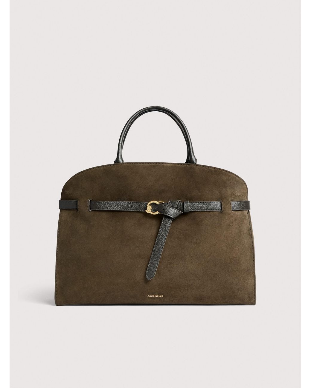 Coccinelle Multicolor Suede Handbag Sabine Large