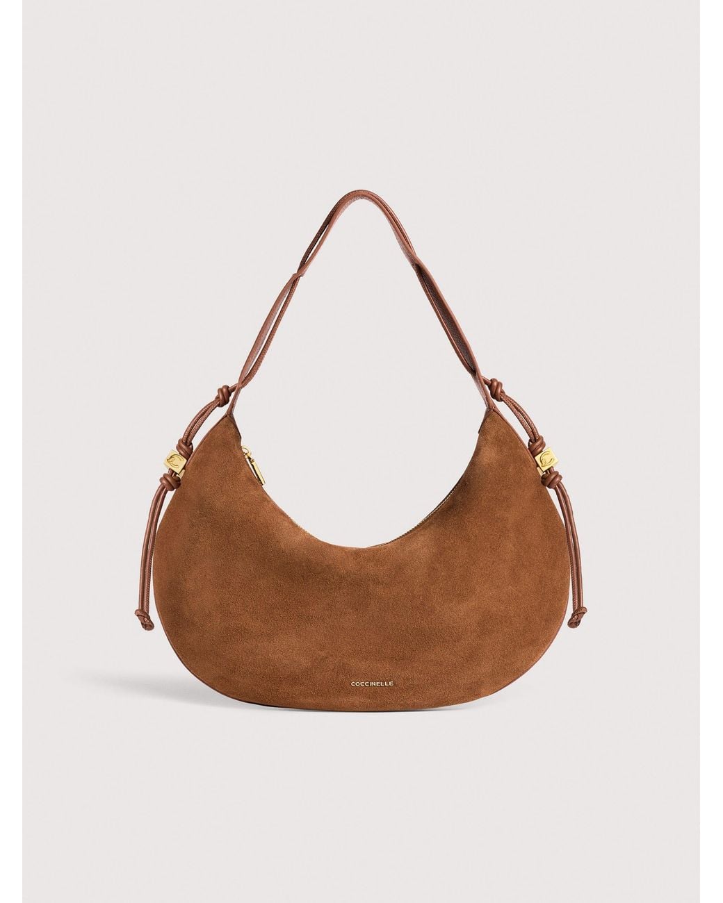 Coccinelle Multicolor Suede Shoulder Bag Thess Medium