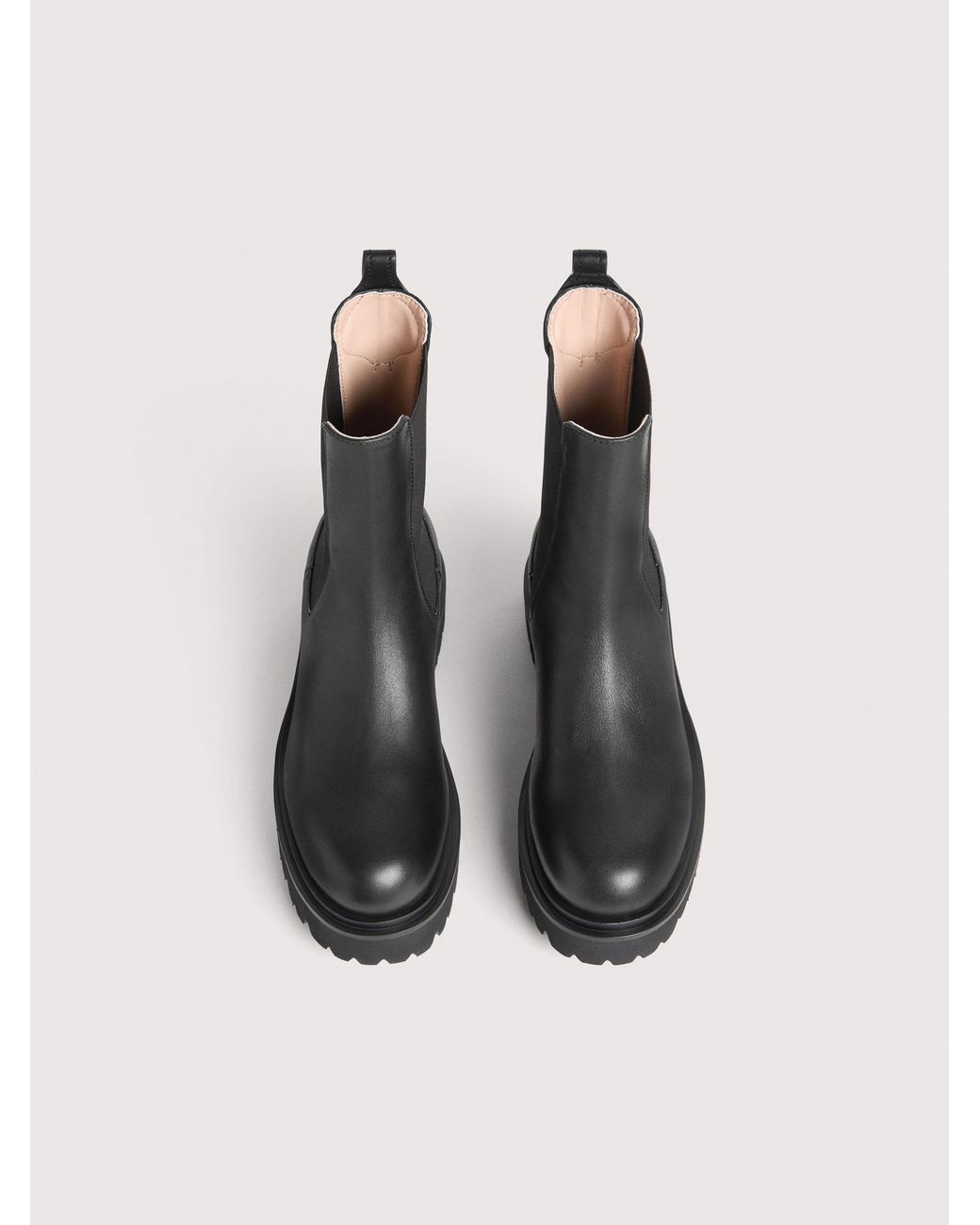 Coccinelle Black Cowhide-Effect Smooth Leather Ankle Boots Mavery