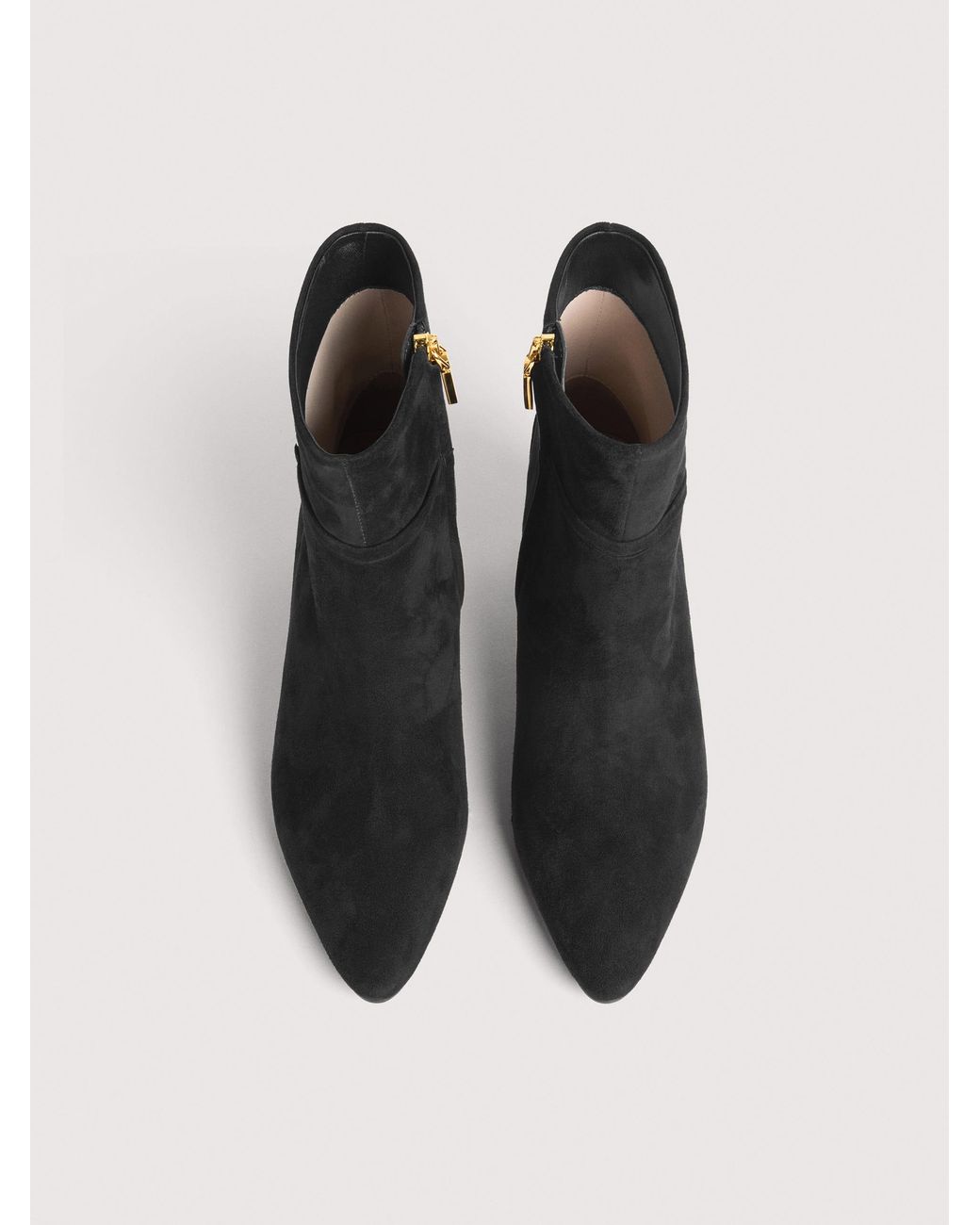 Coccinelle Black Suede Ankle Boots C-Look
