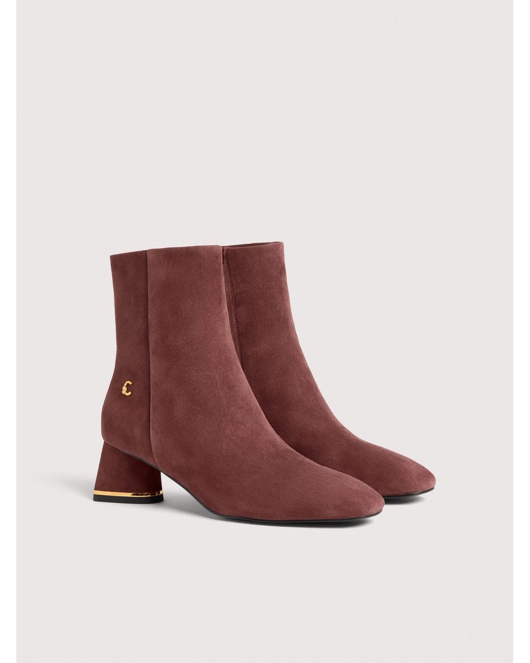 Coccinelle Brown Suede Ankle Boots C-Everyday