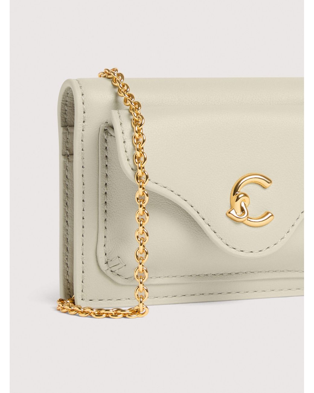 Coccinelle Natural Smooth Leather Card Holder C-Me