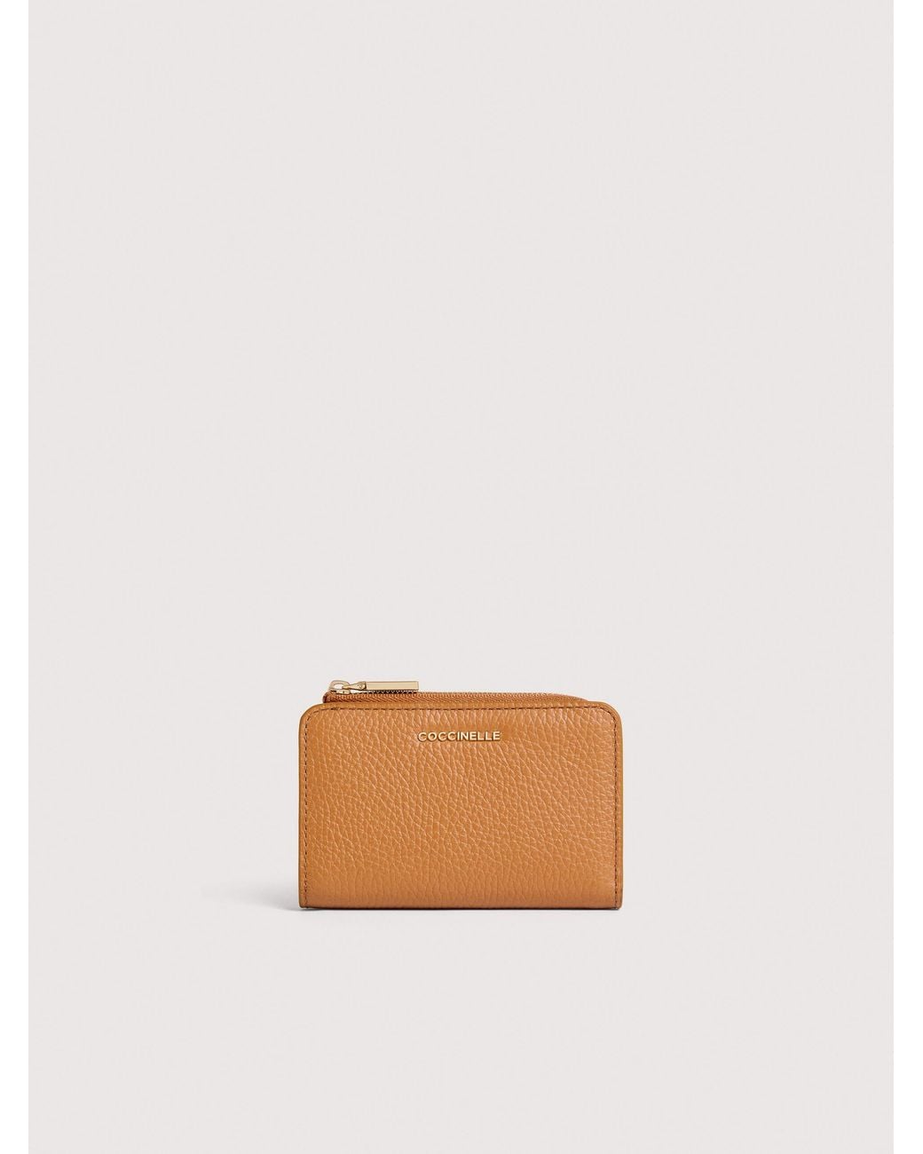 Coccinelle Multicolor Small Grained Leather Wallet Metallic Small