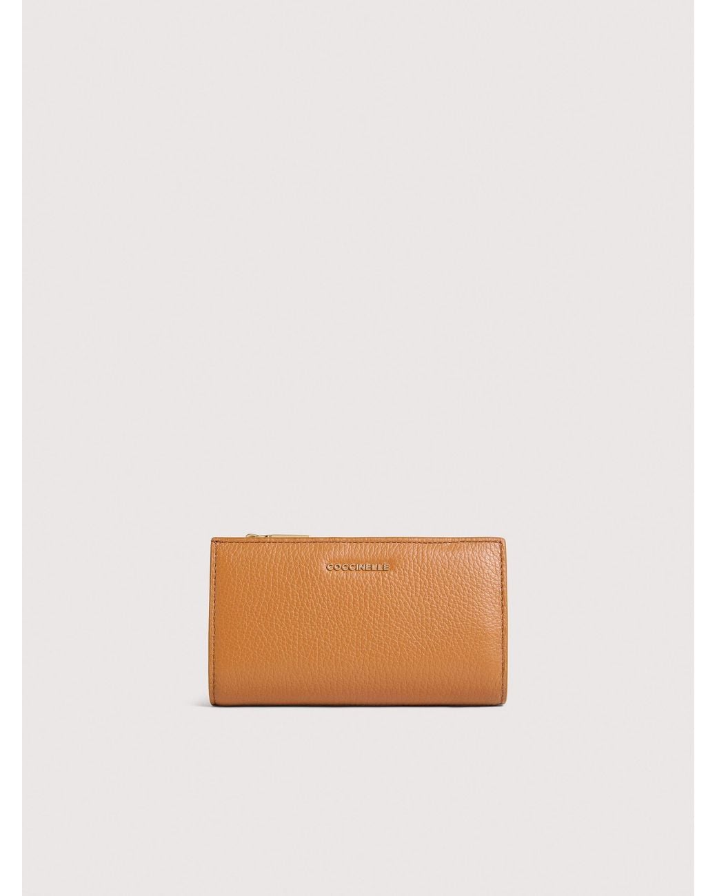 Coccinelle Multicolor Medium Grained Leather Wallet Metallic Large