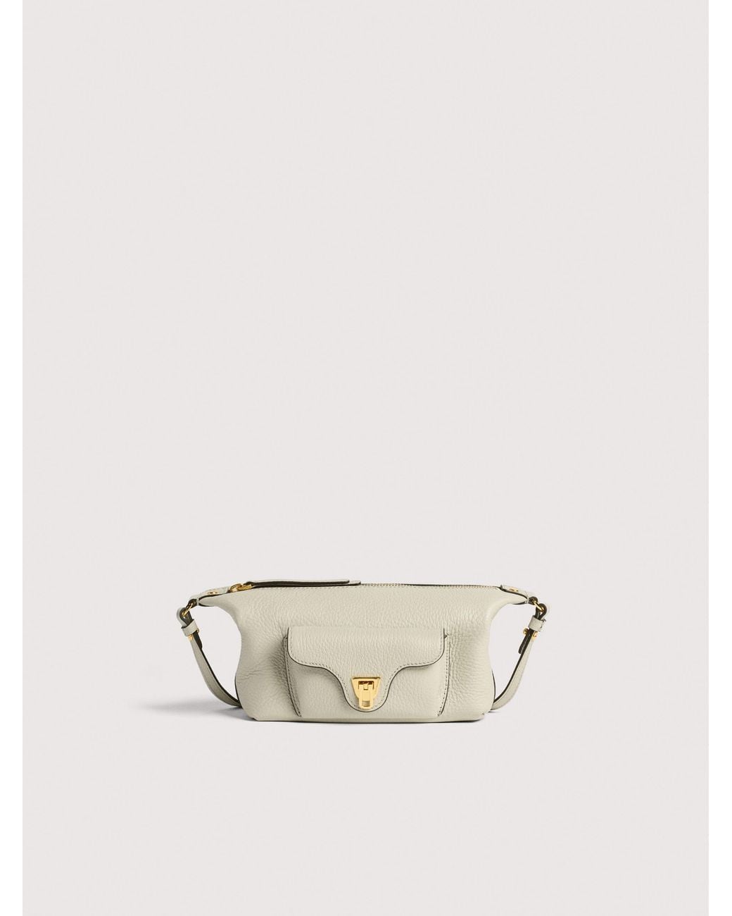 Coccinelle Natural Grained Leather Minibag Beat Generation Mini
