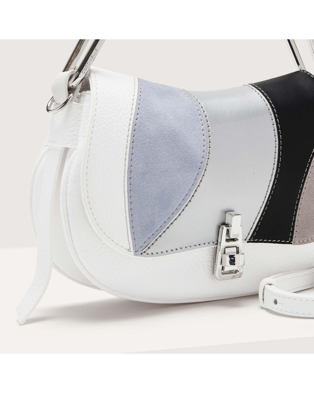 Coccinelle Kaleidoscope Patchwork Leather Handbag Magie Kaleidoscope Patch  Mini in White | Lyst