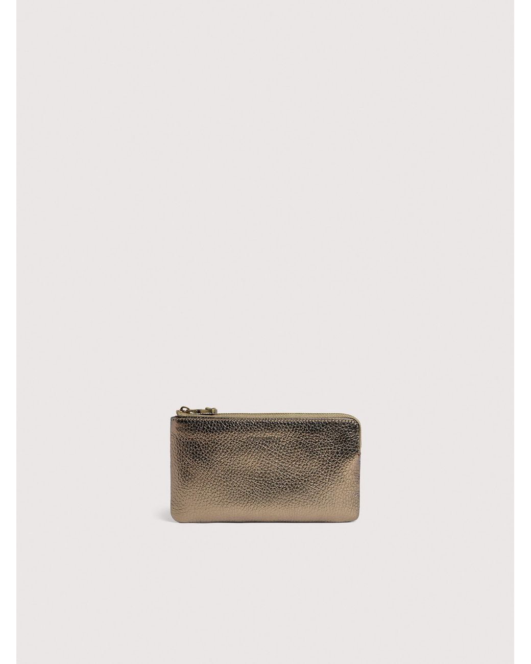 Coccinelle Natural Grained Leather Pouch C-Me Softy Small