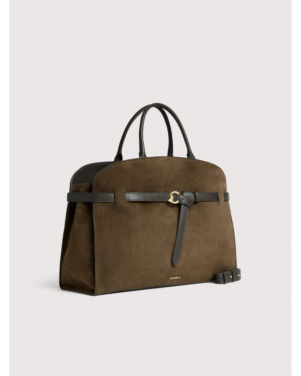 Coccinelle Multicolor Suede Handbag Sabine Large