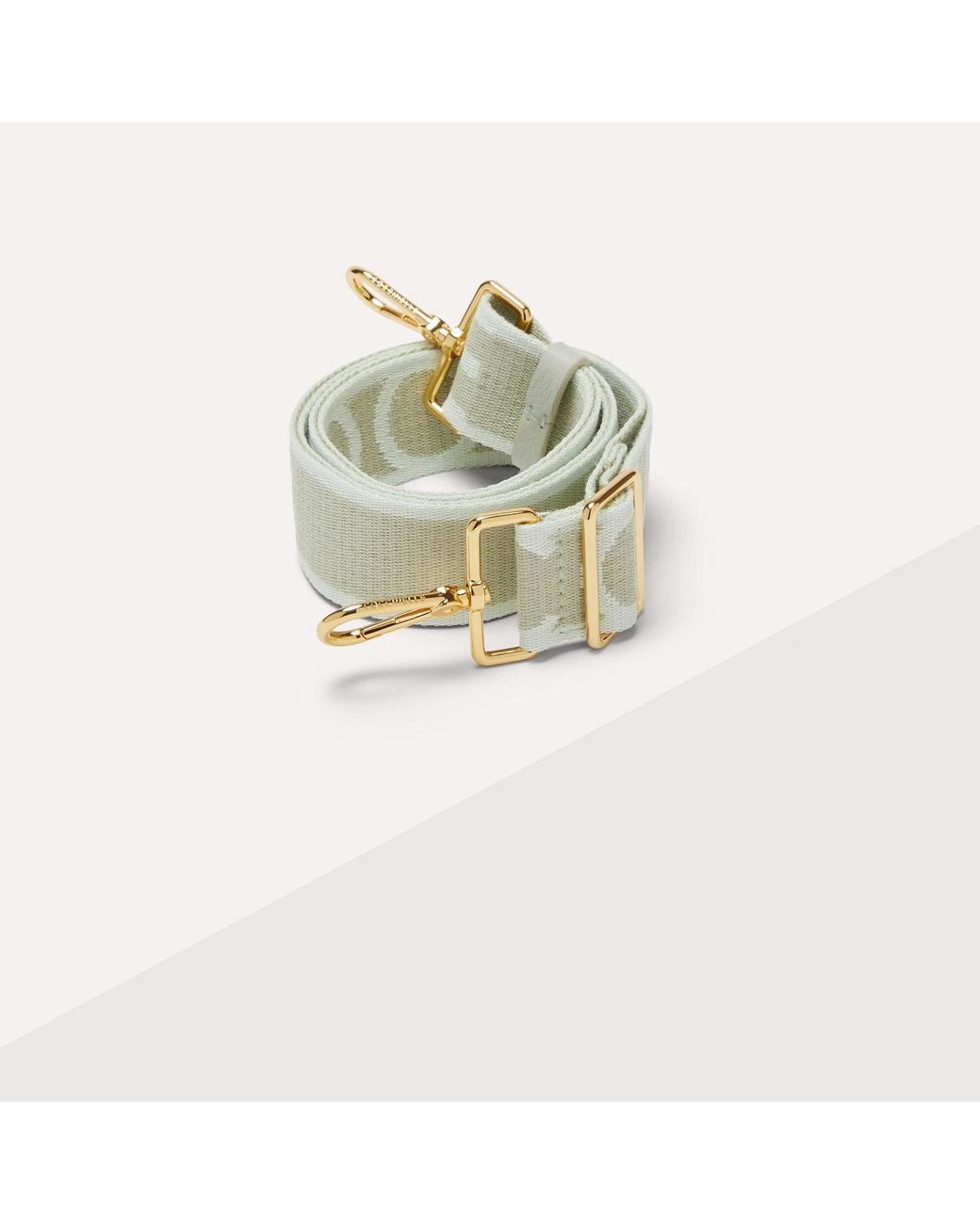 Coccinelle Green Fabric Shoulder Strap Logo