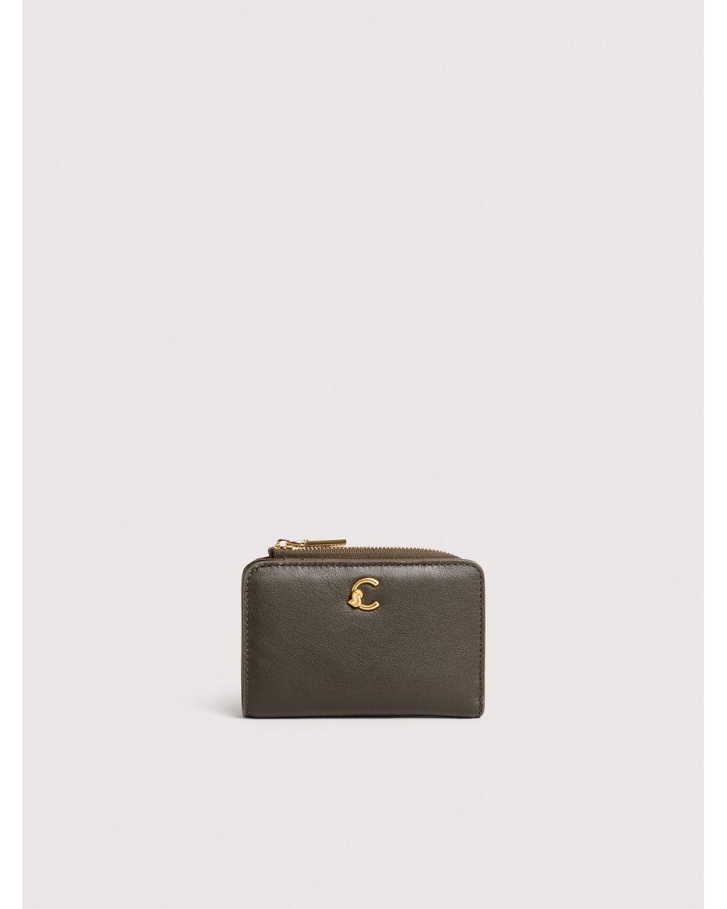 Coccinelle Natural Smooth Leather Wallet C-Me Small
