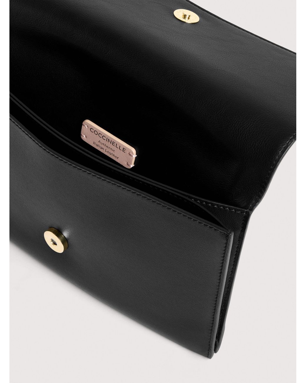 Coccinelle Black Smooth Leather Minibag C-Me Light