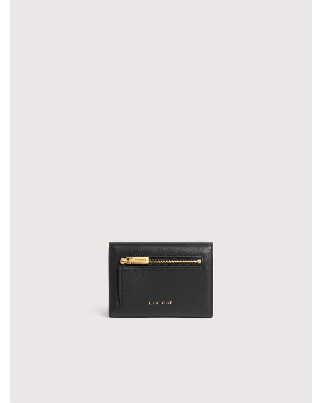 Coccinelle White Smooth Leather Wallet C-Me Medium