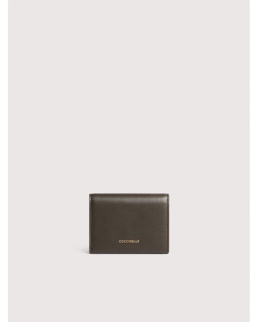 Coccinelle White Smooth Leather Wallet C-Me Small