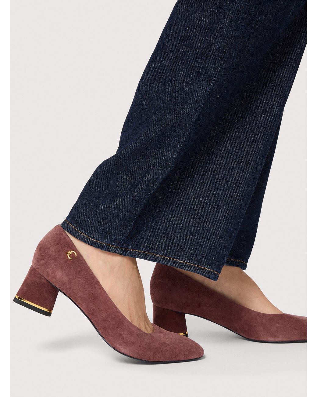 Coccinelle Pink Suede Pumps C-Everyday