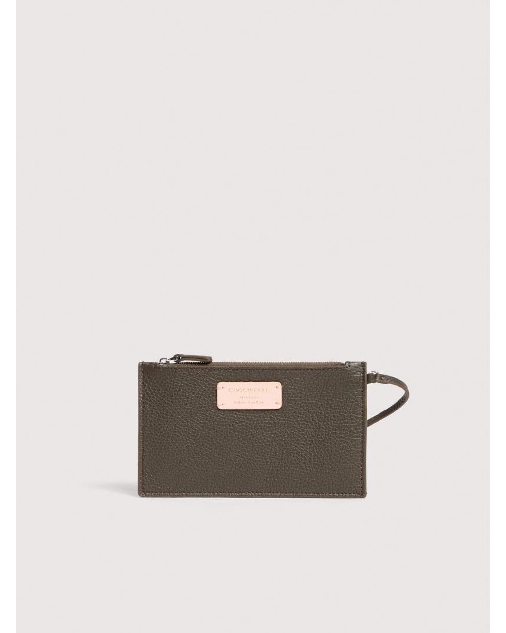 Coccinelle Brown Suede And Grained Leather Tote Bag C-Easy Large