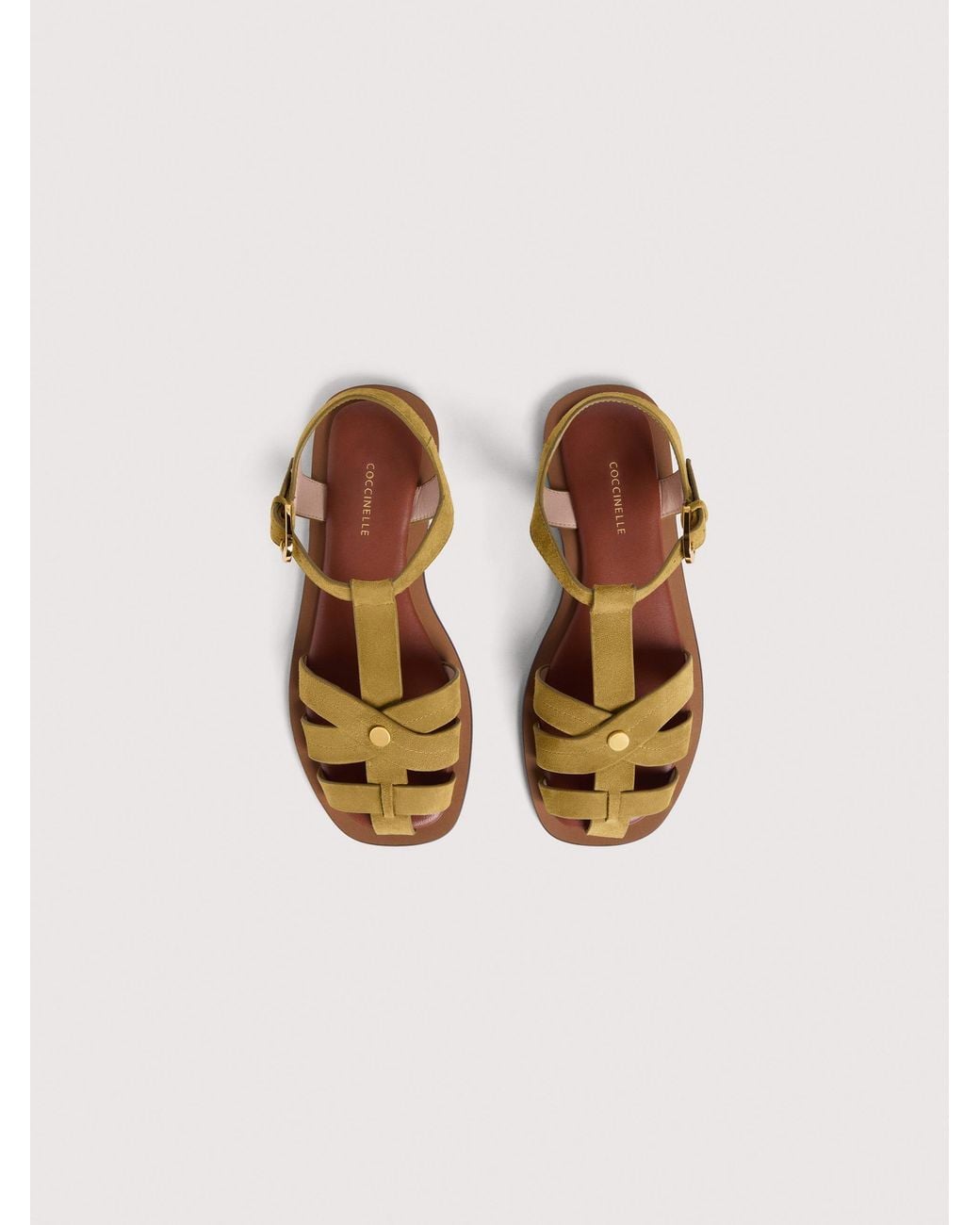 Coccinelle Multicolor Suede Sandals Sunup