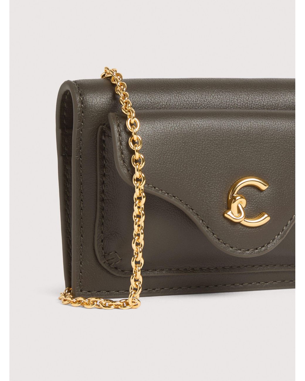 Coccinelle Natural Smooth Leather Card Holder C-Me