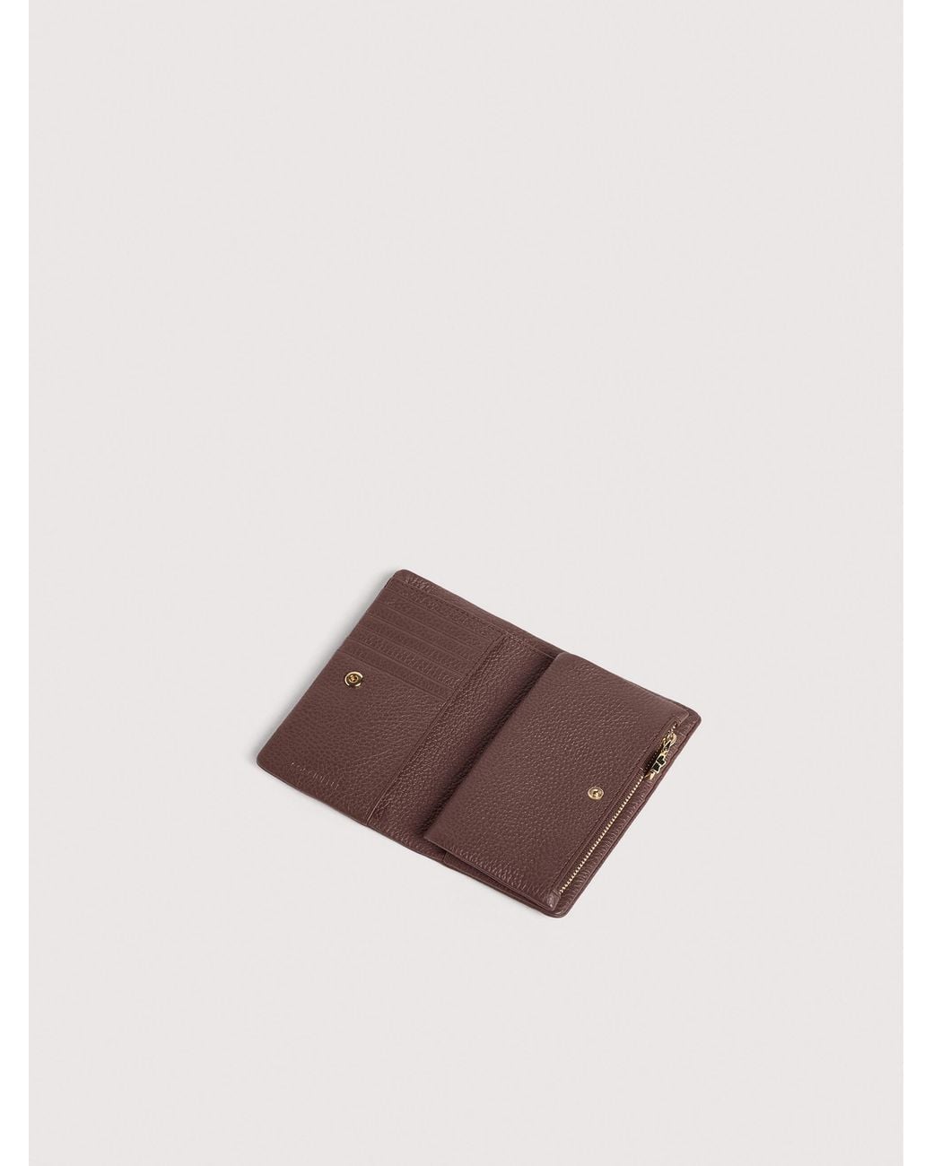 Coccinelle Brown Medium Grained Leather Wallet C-Me Large
