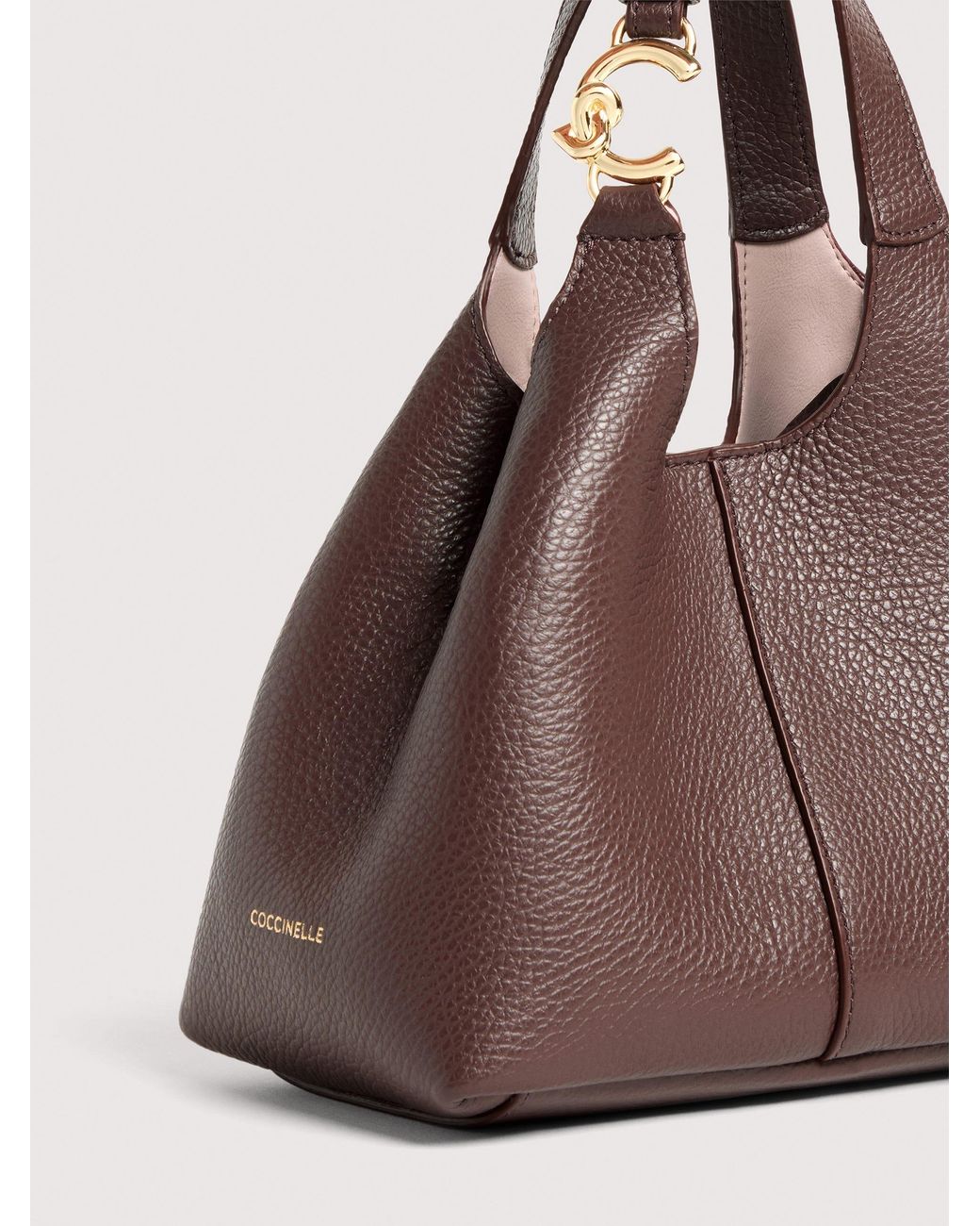 Coccinelle Multicolor Grained Leather Handbag C-Easy Small