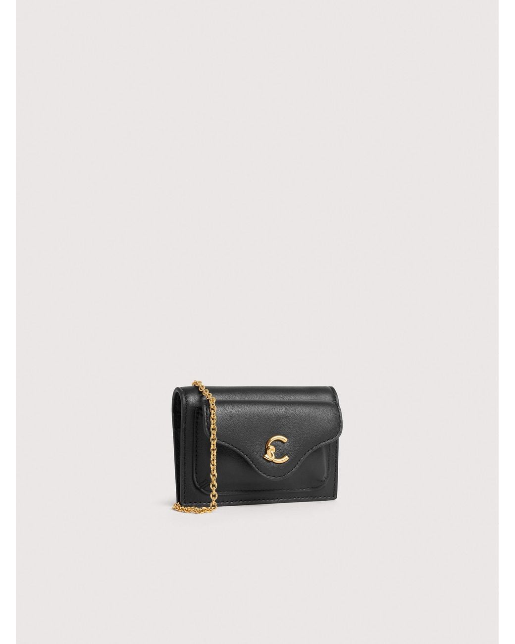 Coccinelle White Smooth Leather Card Holder C-Me