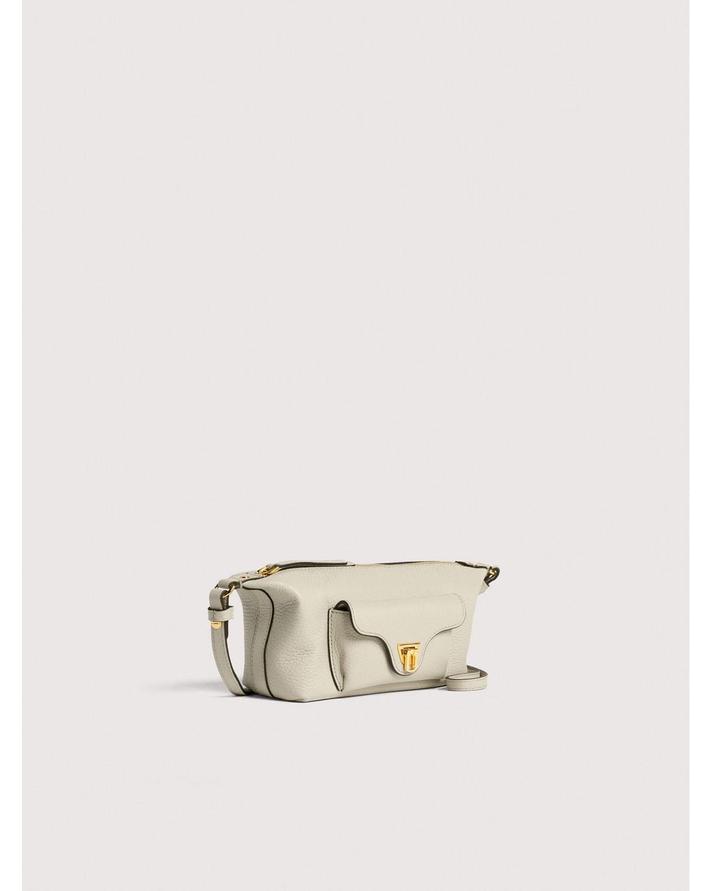 Coccinelle Natural Grained Leather Minibag Beat Generation Mini