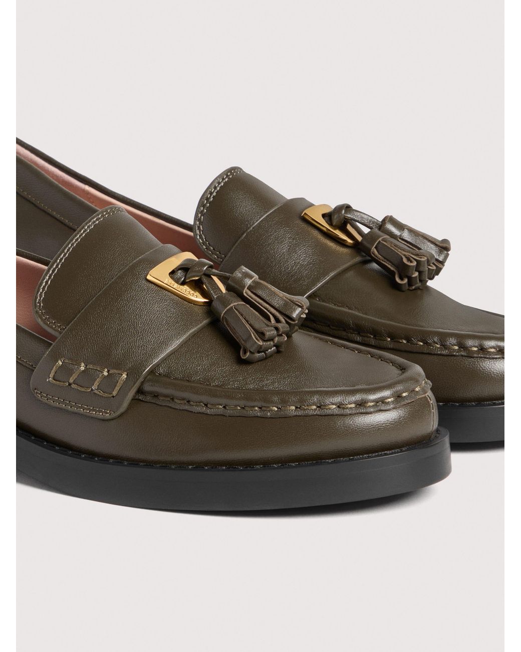 Coccinelle Multicolor Smooth Leather Loafers Beat