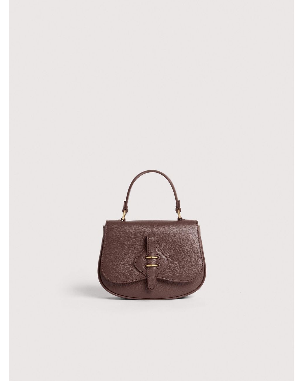 Coccinelle Pink Micro Grained Leather Minibag Mavery Mini