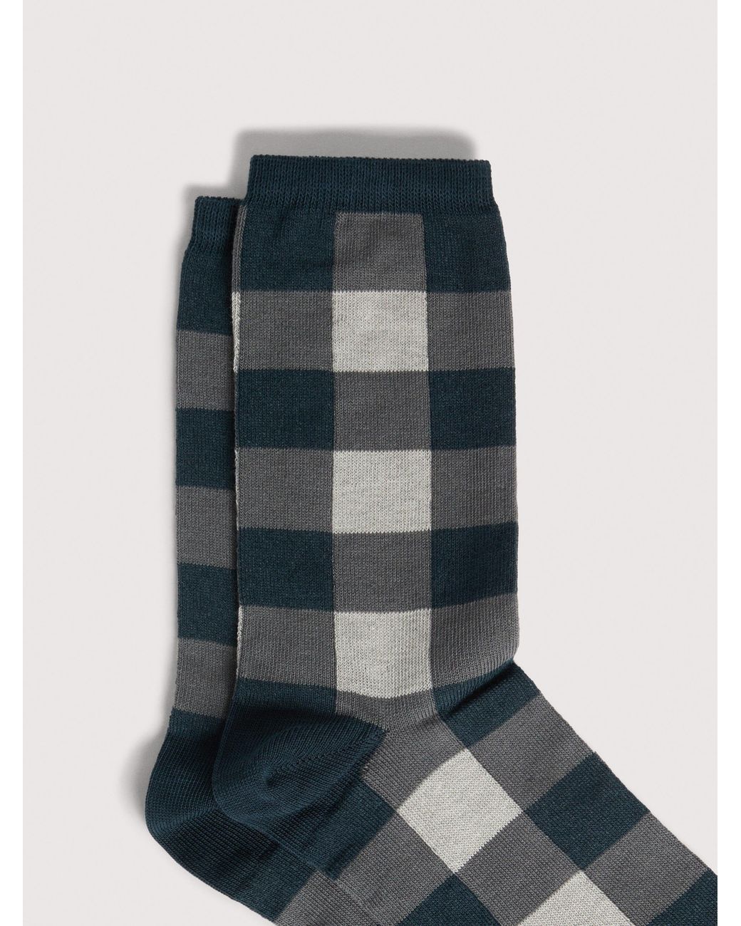 Coccinelle Blue Cotton-Blend Socks Vichy