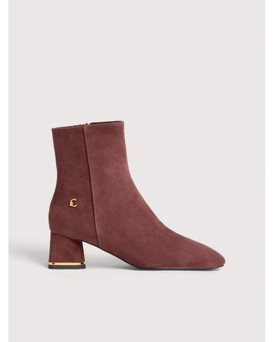 Coccinelle Brown Suede Ankle Boots C-Everyday