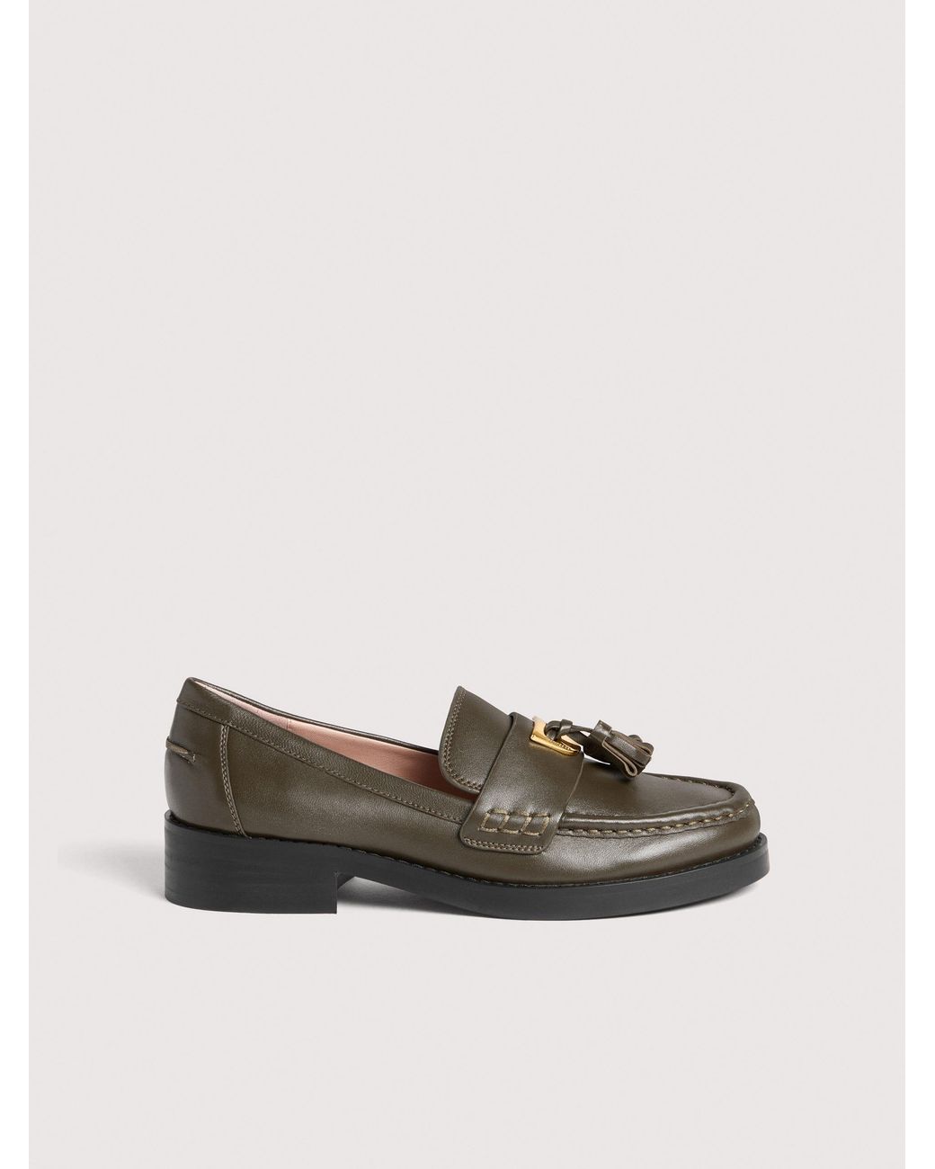 Coccinelle Multicolor Smooth Leather Loafers Beat
