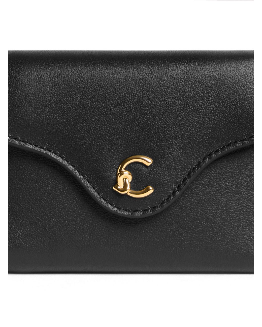 Coccinelle White Smooth Leather Wallet C-Me Small