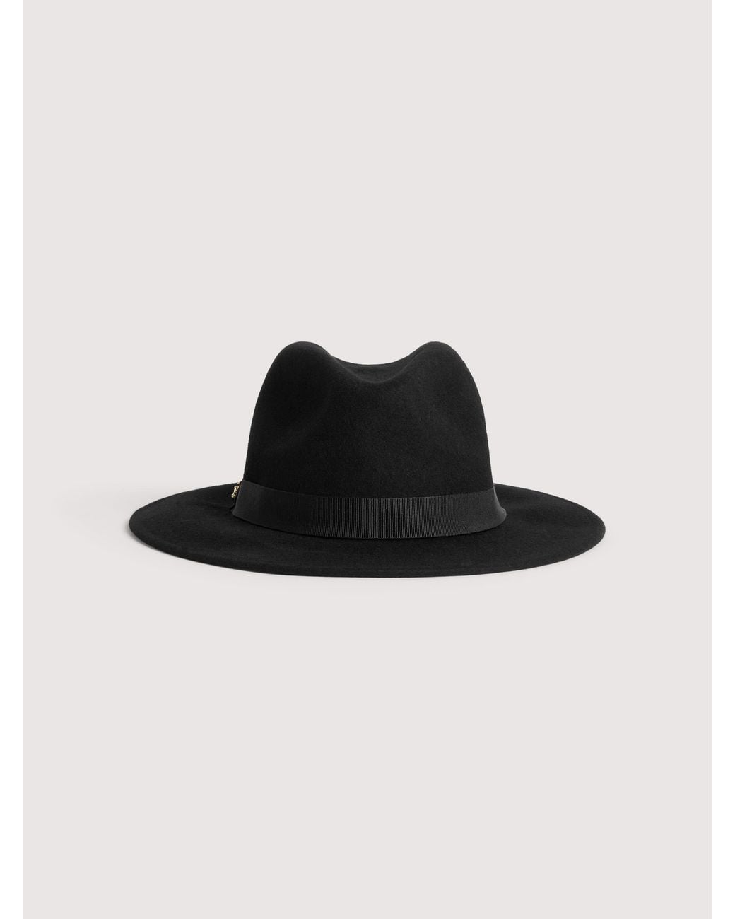 Coccinelle Black Wool Hat Iris