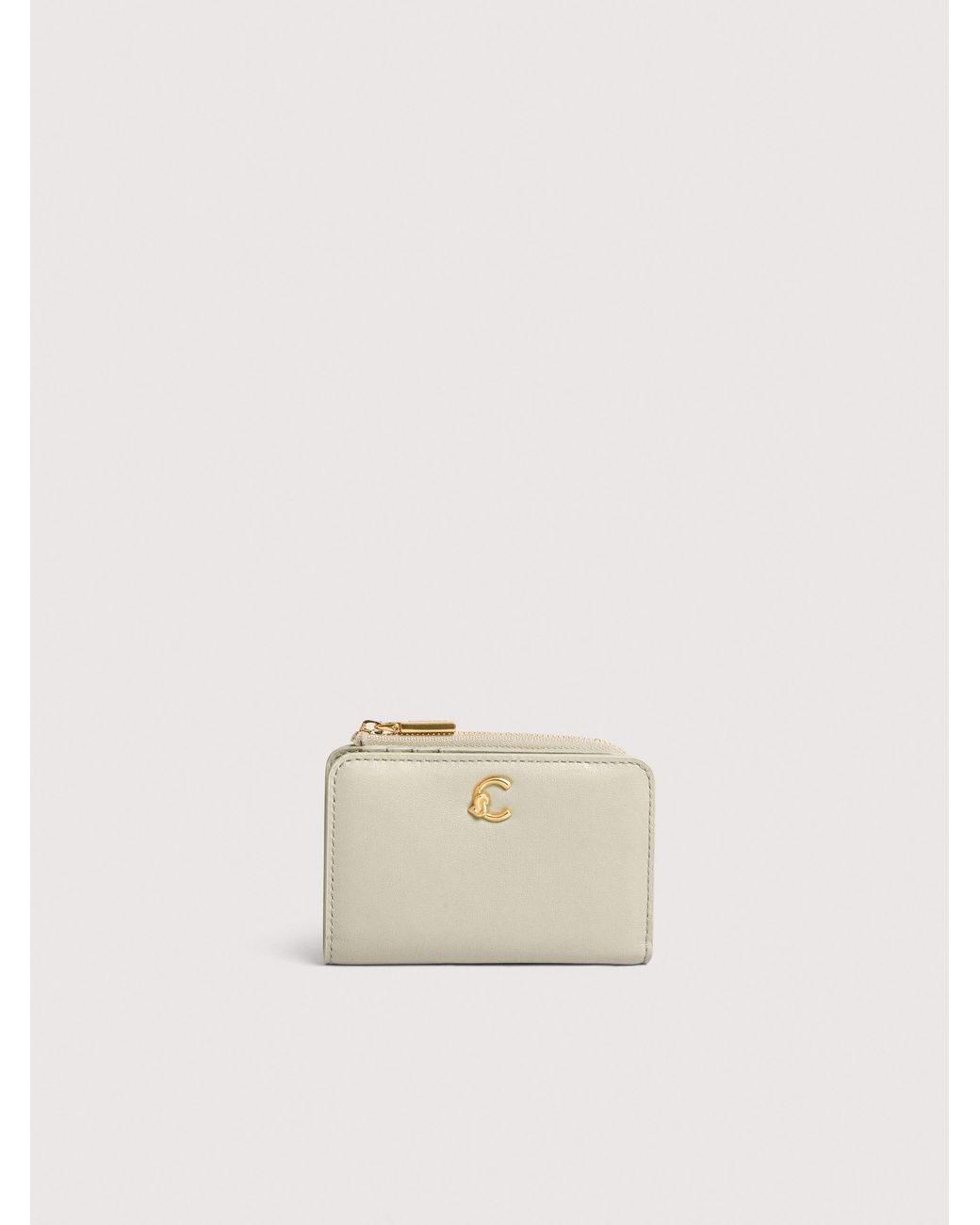 Coccinelle Natural Smooth Leather Wallet C-Me Small