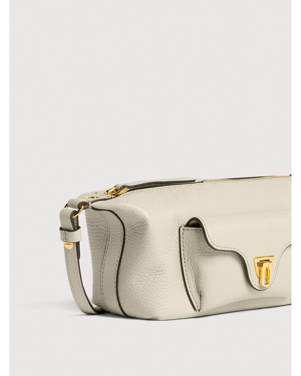 Coccinelle Natural Grained Leather Minibag Beat Generation Mini