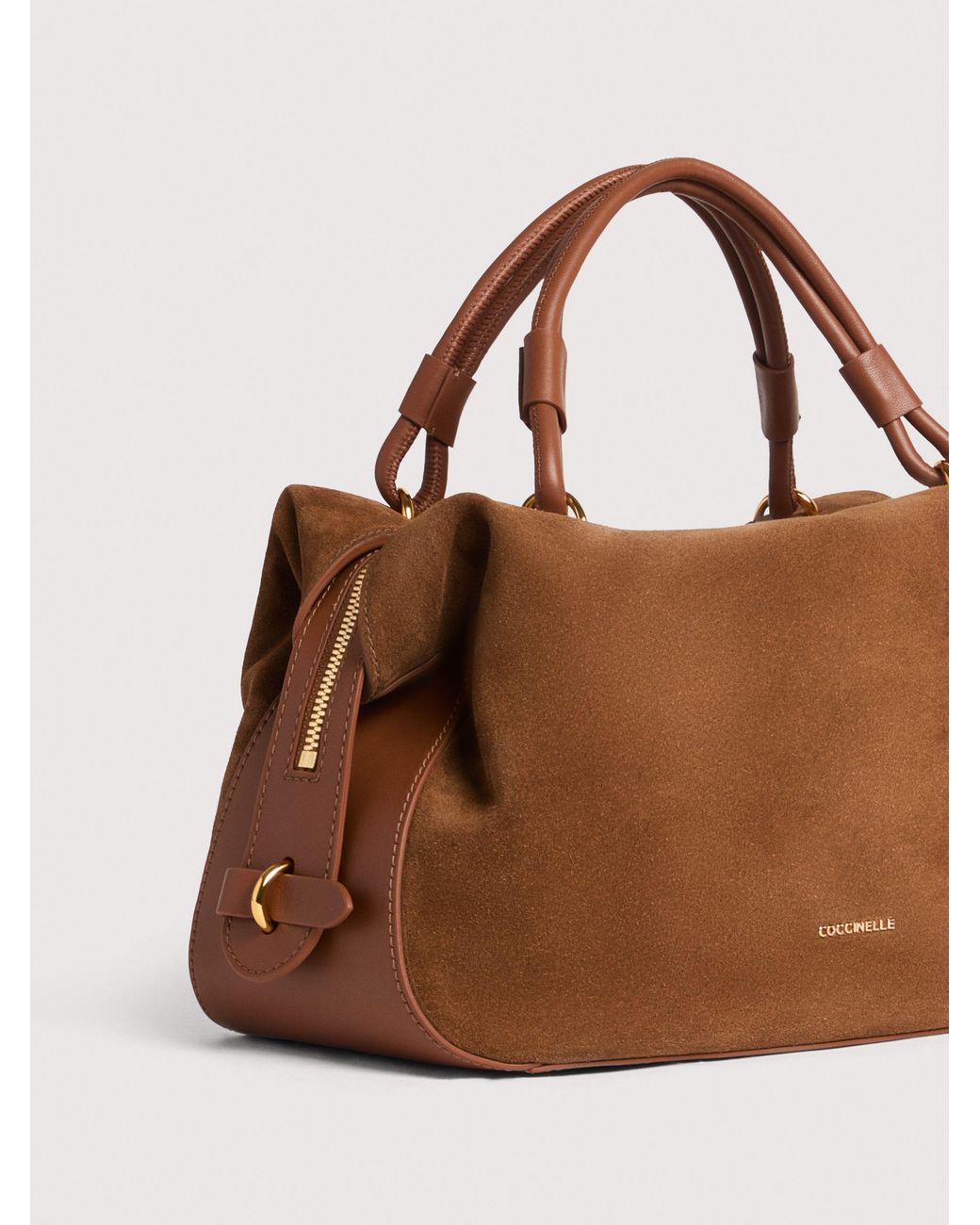 Coccinelle Multicolor Suede Handbag Lizzie Small