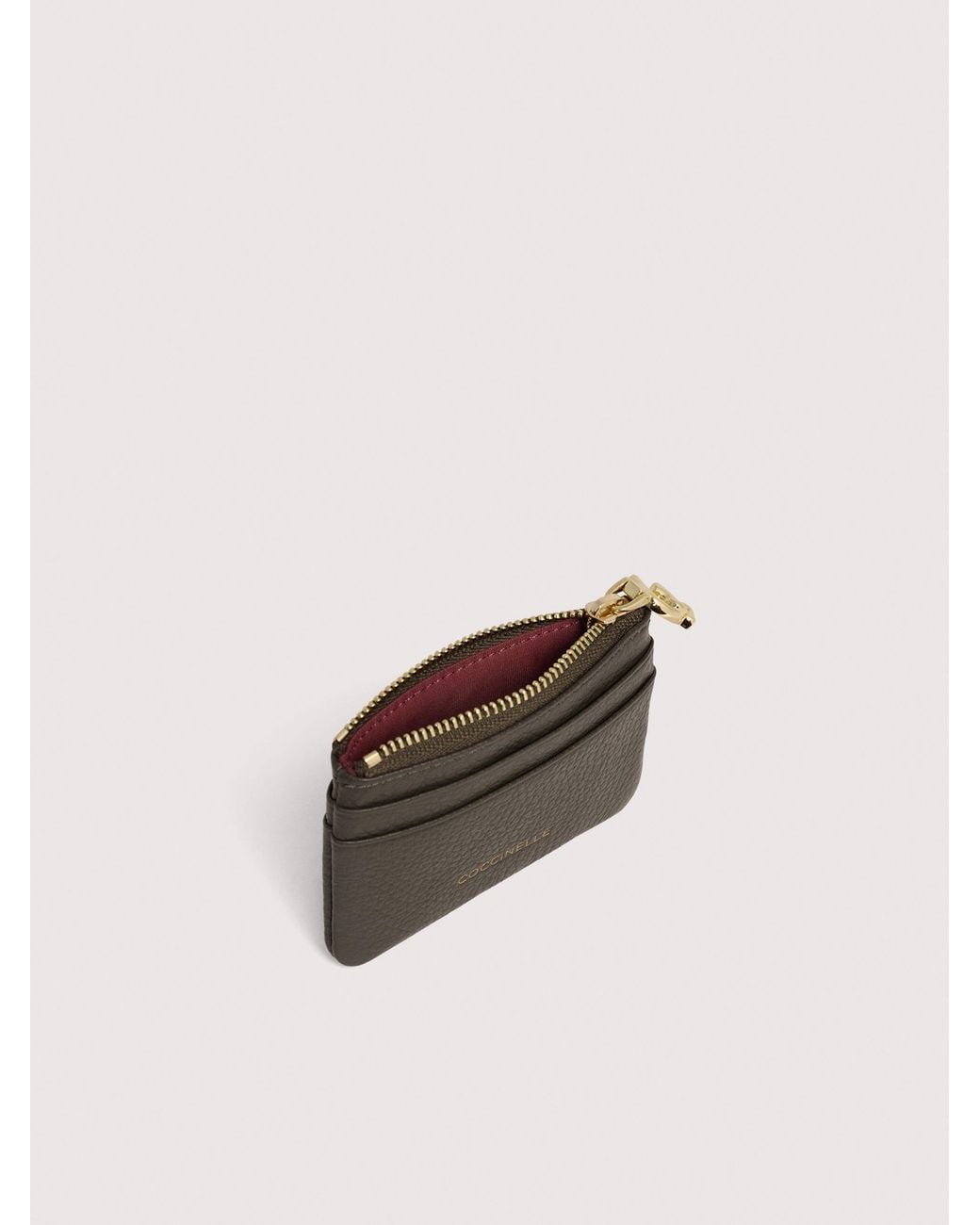 Coccinelle Multicolor Grained Leather Card Holder C-Me Small