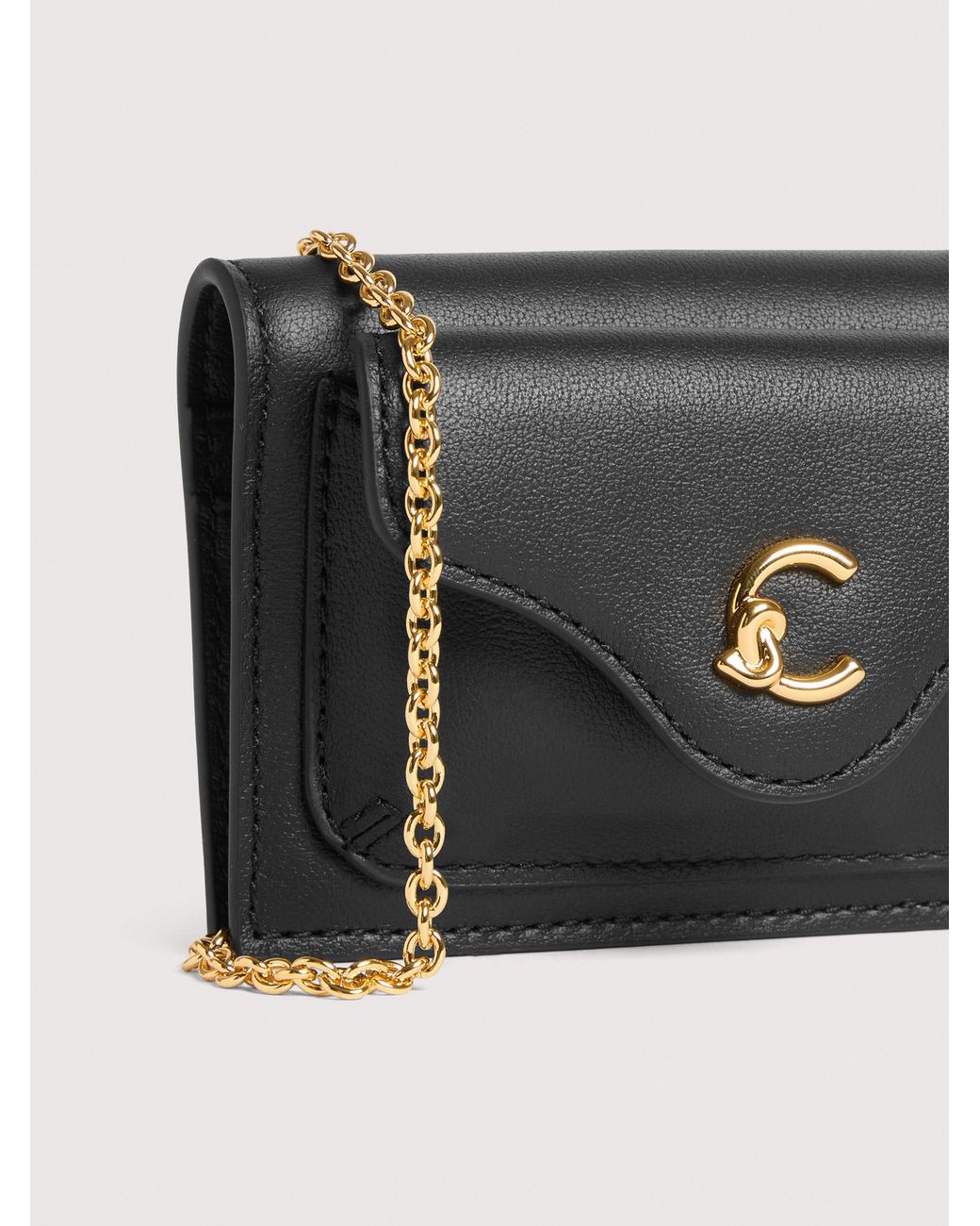 Coccinelle White Smooth Leather Card Holder C-Me