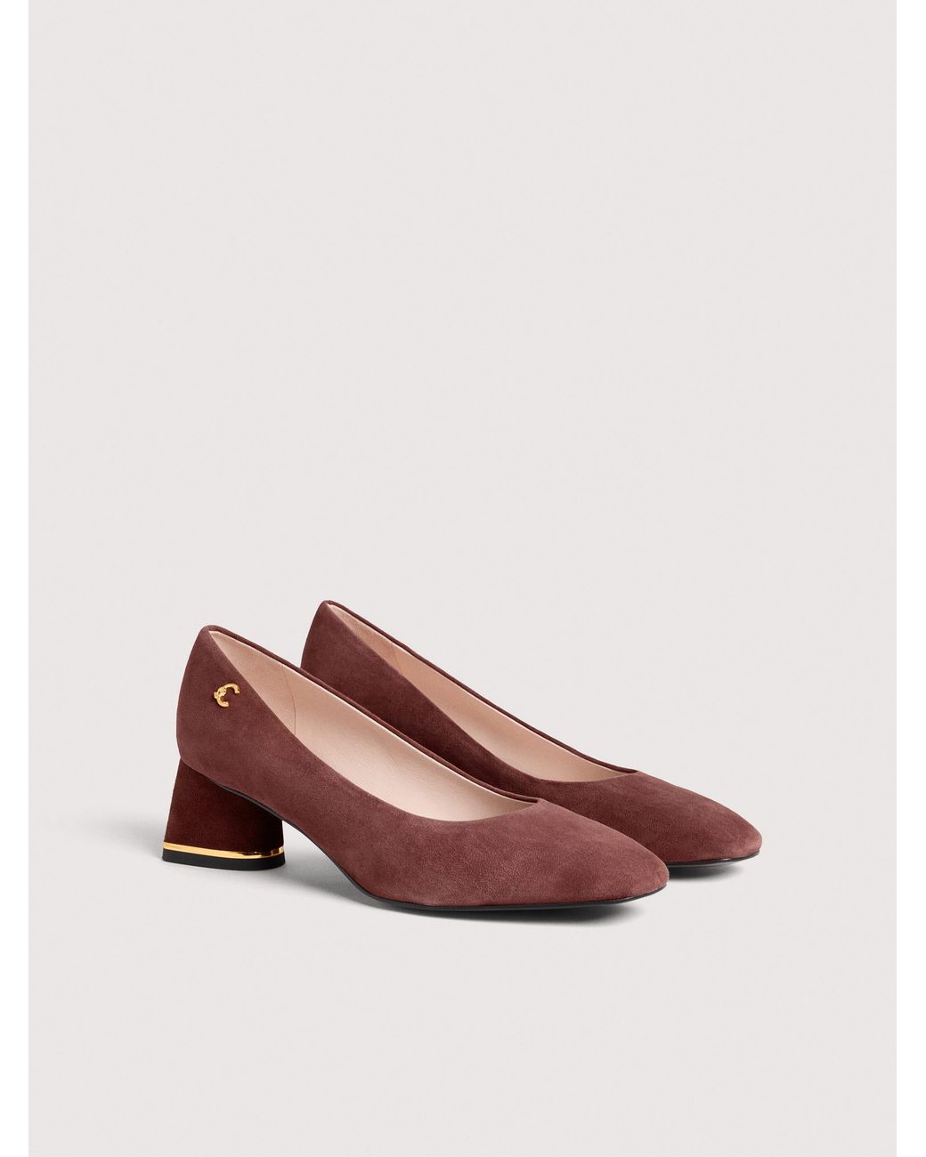 Coccinelle Pink Suede Pumps C-Everyday