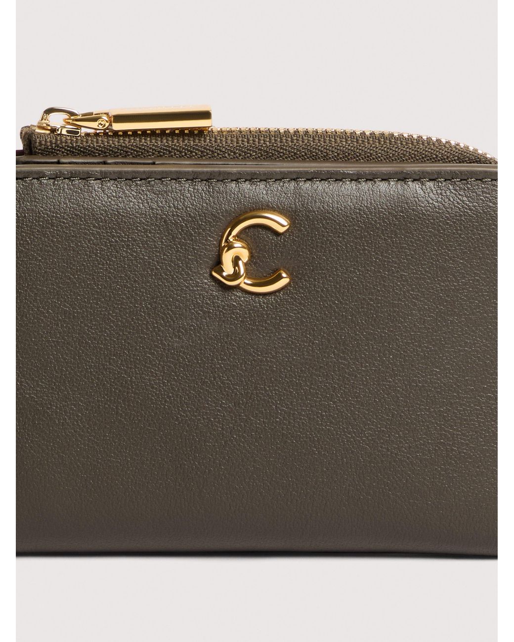 Coccinelle Natural Smooth Leather Wallet C-Me Small
