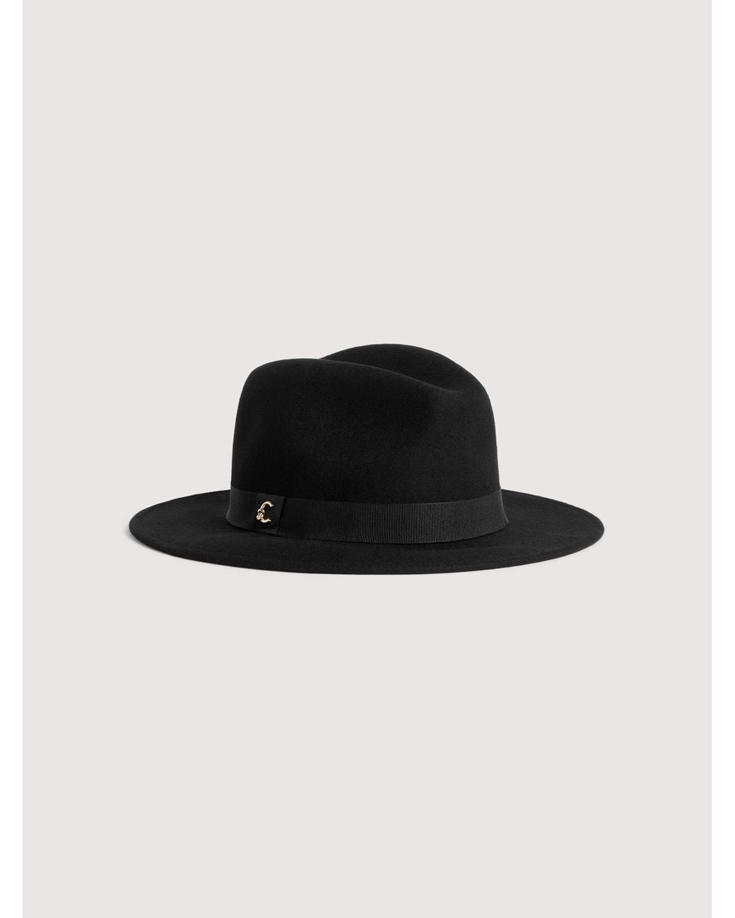 Coccinelle Black Wool Hat Iris
